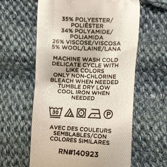 Womens NWT Loft Wool Blend Crewneck Pullover Poncho Sweater‎ - Picture 5 of 9